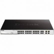 SWITCH GESTIONADO D-LINK DGS-1210-24P 24 PUERTOS/ RJ-45 10/100/1000/ POE/ SFP