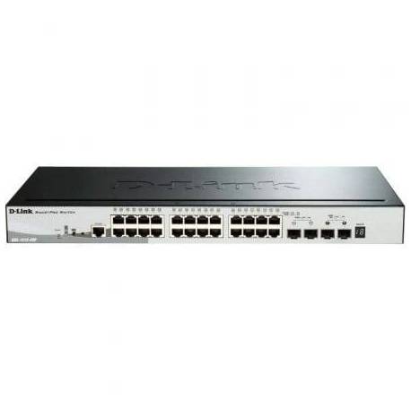 SWITCH D-LINK SMART DGS-1510-28P 28 PUERTOS/ RJ-45 10/100/1000 POE/ SFP