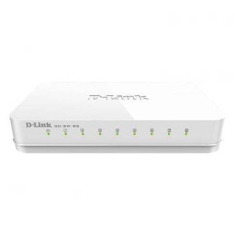 SWITCH D-LINK GO-SW-8G 8 PUERTOS/ RJ-45 10/100/1000