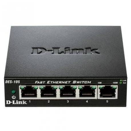 SWITCH D-LINK DES-105 5 PUERTOS/ RJ-45 10/100