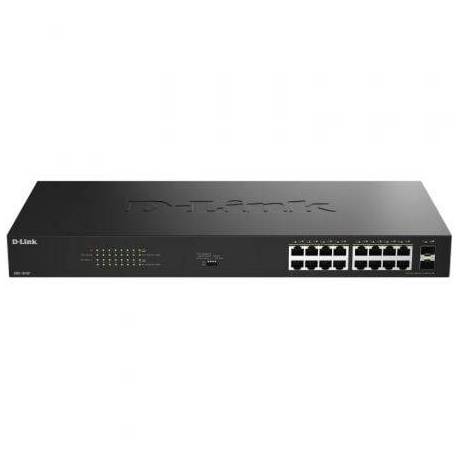 SWITCH D-LINK DGS-1018P/E 18 PUERTOS/ RJ-45 GIGABIT 10/100/1000 POE/ SFP