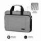MALETÍN SUBBLIM AIR PADDING LAPTOP BAG PARA PORTÁTILES HASTA 15.6'/ CINTA PARA TROLLEY/ GRIS