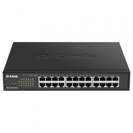 SWITCH GESTIONABLE D-LINK DGS-1100-24PV2 24 PUERTOS/ RJ-45 GIGABIT 10/100/1000 POE