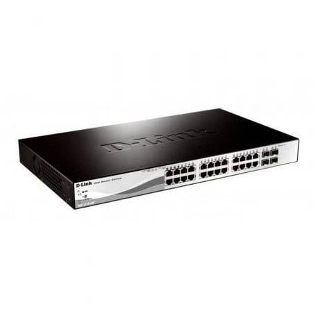 SWITCH D-LINK DGS-1210-28P 28 PUERTOS RJ45/ 10/100/1000/ SFT/ POE