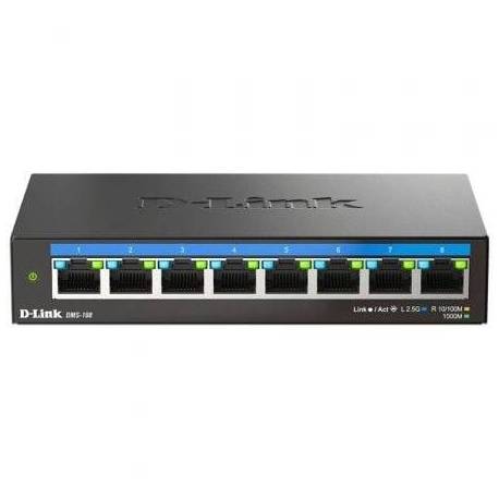 SWITCH D-LINK DMS-108 8 PUERTOS/ RJ-45 10/100/1000/2.5 GBPS