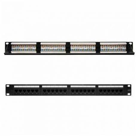 PATCH PANEL NANOCABLE 10.21.3124/ 24 PUERTOS/ CAT.6/ ALTURA 1U