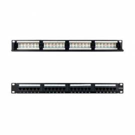 PATCH PANEL NANOCABLE 10.21.4124/ 24 PUERTOS/ CAT.6A/ ALTURA 1U