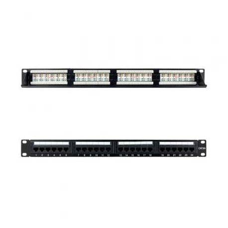 PATCH PANEL NANOCABLE 10.21.4124/ 24 PUERTOS/ CAT.6A/ ALTURA 1U