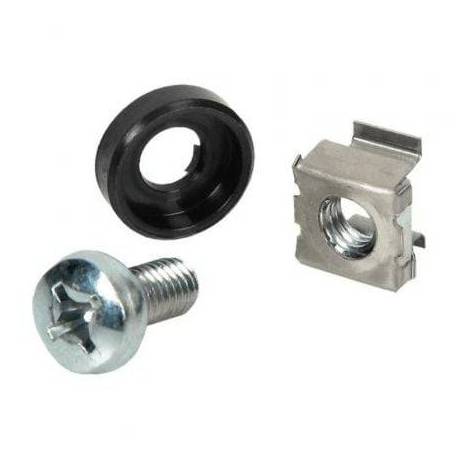 KIT DE TORNILLOS PARA RACK PHASAK PP 9100/ 10 UNIDADES/ INCLUYE TORNILLOS + TUERCAS + ARANDELAS