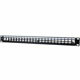 PATCH PANEL PHASAK PA 3424/ 24 PUERTOS/ CAT.6/ ALTURA 1U/ GESTIÓN DE CABLE/ CONECTORES RJ45 UTP NO INCLUIDOS