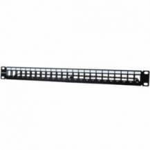 PATCH PANEL PHASAK PA 3424/ 24 PUERTOS/ CAT.6/ ALTURA 1U/ GESTIÓN DE CABLE/ CONECTORES RJ45 UTP NO INCLUIDOS