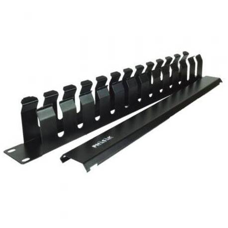PANEL GUÍA CABLES CON TAPA PARA RACK 19' PHASAK PA 5095/ ALTURA 1U