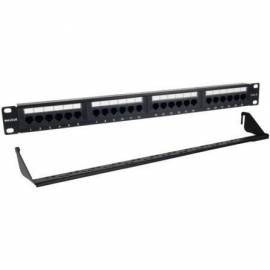 PATCH PANEL PHASAK PU 2424/ 24 PUERTOS/ CAT.6/ ALTURA 1U/ GESTIÓN DE CABLES