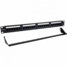 PATCH PANEL PHASAK PU 2424/ 24 PUERTOS/ CAT.6/ ALTURA 1U/ GESTIÓN DE CABLES