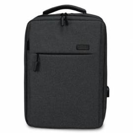 MOCHILA SUBBLIM TRAVELLER AIRPADDING BACKPACK PARA PORTÁTILES HASTA 15.6'/ PUERTO USB/ GRIS