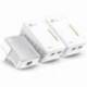 ADAPTADOR POWERLINE TP-LINK WPA4220TKIT 500MBPS/ ALCANCE 300M/ PACK DE 3