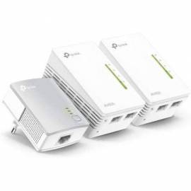 ADAPTADOR POWERLINE TP-LINK WPA4220TKIT 500MBPS/ ALCANCE 300M/ PACK DE 3