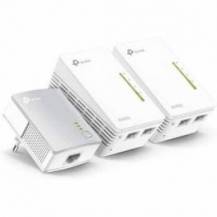 ADAPTADOR POWERLINE TP-LINK WPA4220TKIT 500MBPS/ ALCANCE 300M/ PACK DE 3