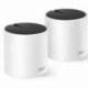 SISTEMA MESH TP-LINK DECO X55 3000MBPS/ 2.4GHZ 5GHZ/ PACK DE 2