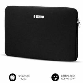 FUNDA SUBBLIM BUSINESS LAPTOP SLEEVE NEOPRENE PARA PORTÁTILES 13.3'-14'/ NEGRA