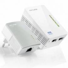 ADAPTADOR POWERLINE TP-LINK WPA4220KIT 500MBPS/ ALCANCE 300M/ PACK DE 2