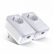 ADAPTADOR POWERLINE TP-LINK TL-PA4010P KIT 600MBPS/ ALCANCE 300M/ PACK DE 2