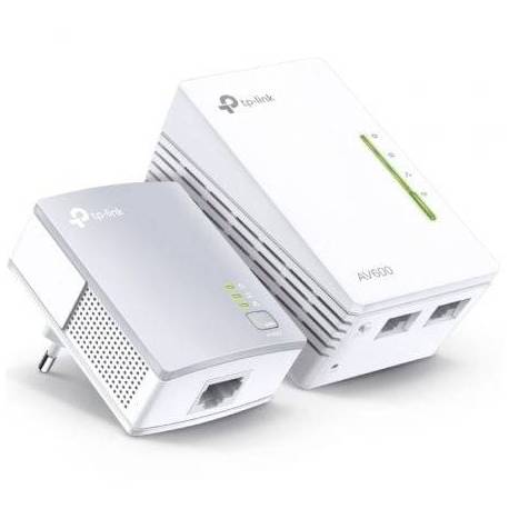 ADAPTADOR POWERLINE TP-LINK WPA4221KIT 600MBPS/ ALCANCE 300M/ PACK DE 2