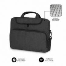 MALETÍN SUBBLIM AIR PADDING PARA PORTÁTILES HASTA 14'/ GRIS OSCURO