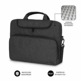 MALETÍN SUBBLIM AIR PADDING PARA PORTÁTILES HASTA 15.6'/ GRIS OSCURO