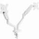 SOPORTE DE MESA PARA 2 MONITORES TOOQ DB1434TNR-W/ GIRATORIO/ INCLINABLE/ HASTA 10KG