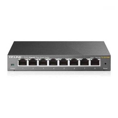 SWITCH TP-LINK EASY SMART TL-SG108E 8 PUERTOS/ RJ-45 10/100/1000