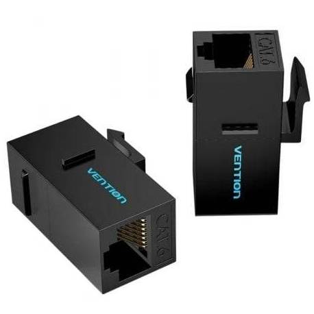 ADAPTADOR CONECTOR RJ45 IPGB0-5 CAT6 UTP/ RJ45 HEMBRA - RJ45 HEMBRA/ 5 UDS/ NEGRO