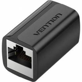 ADAPTADOR CONECTOR VENTION RJ45 IPWB0 CAT.7 FTP/ RJ45 HEMBRA - RJ45 HEMBRA/ NEGRO