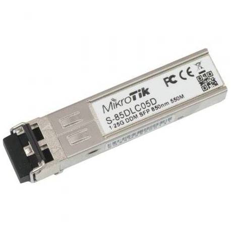 MODULO SFP TRANSCEPTOR DE FIBRA ÓPTICA MIKROTIK S-85DLC05D