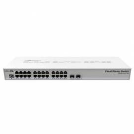 SWITCH ROUTER MIKROTIK CRS326-24G-2S+RM 26 PUERTOS/ RJ45 10/100/100/ SFP/ POE