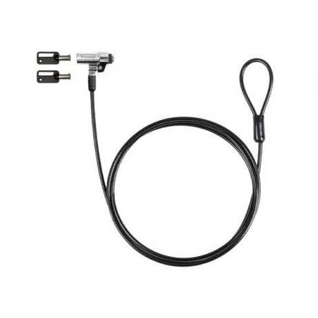CABLE DE SEGURIDAD TIPO NANO PARA PORTÁTILES TOOQ TQCLKC0045-G/ 1.5M