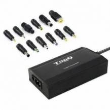 CARGADOR DE PORTÁTIL TOOQ TQLC-100BS01M/ 100W/ MANUAL/ 12 CONECTORES/ VOLTAJE 12-24V/ 1 USB