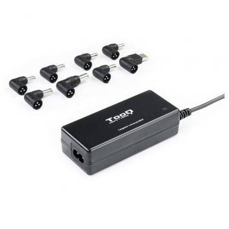 CARGADOR DE PORTÁTIL TOOQ TQLC-65BS02AT/ 65W/ AUTOMÁTICO/ 8 CONECTORES/ VOLTAJE 18.5-20V/ 1 USB