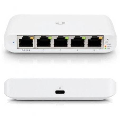 SWITCH GESTIONADO UBIQUITI USW-FLEX MINI 5 PUERTOS/ RJ45 10/100/1000 POE