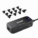 CARGADOR DE PORTÁTIL TOOQ TQLC-90BS02AT/ 90W/ AUTOMÁTICO/ 12 CONECTORES/ VOLTAJE 12-20V/ 1 USB