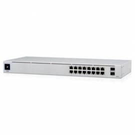 SWITCH GESTIONABLE UBIQUITI USW-16-POE 16 PUERTOS/ RJ-45 GIGABIT 10/100/1000/ SFP/ POE+