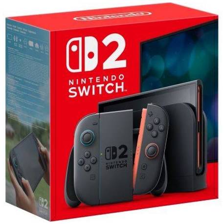 NINTENDO SWITCH 2/ INCLUYE BASE/ INCLUYE 2 MANDOS JOY-CON/ INCLUYE 2 CORREAS