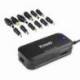 CARGADOR DE PORTÁTIL TOOQ TQLC-90BS02M/ 90W/ MANUAL/ 12 CONECTORES/ VOLTAJE 15-24V/ 1 USB