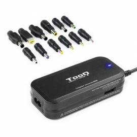 CARGADOR DE PORTÁTIL TOOQ TQLC-90BS02M/ 90W/ MANUAL/ 12 CONECTORES/ VOLTAJE 15-24V/ 1 USB