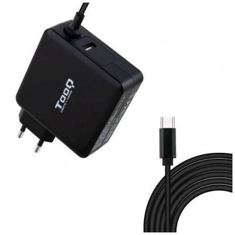 CARGADOR DE PORTÁTIL TOOQ TQLC-USBC90PD USB TIPO-C/ 90W/ AUTOMÁTICO/ VOLTAJE 5-20V