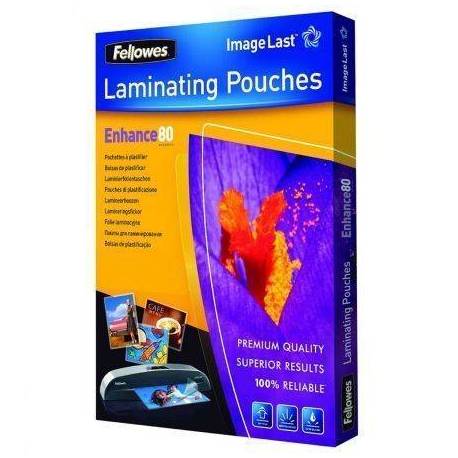 FUNDAS PARA PLASTIFICAR FELLOWES 5306114/ A4/ 80 MICRAS/ 100 UNIDADES