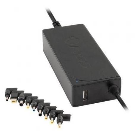 CARGADOR DE PORTÁTIL NGS W-70W/ 70W/ AUTOMÁTICO/ 9 CONECTORES/ VOLTAJE 18.5-20V/ 1 USB