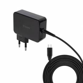 CARGADOR DE PORTÁTIL GAN TOOQ TQLC-USBCGAN90PD USB TIPO-C/ 90W/ AUTOMÁTICO/ VOLTAJE 5-20V