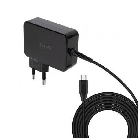 CARGADOR DE PORTÁTIL GAN TOOQ TQLC-USBCGAN90PD USB TIPO-C/ 90W/ AUTOMÁTICO/ VOLTAJE 5-20V