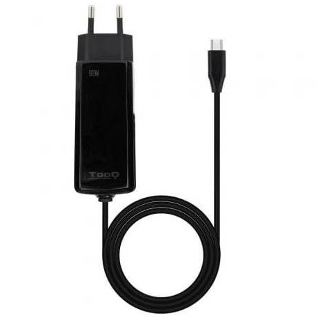 CARGADOR DE PORTÁTIL GAN TOOQ TQLC-USBCGAN90PD-C USB TIPO-C/ 90W/ AUTOMÁTICO/ VOLTAJE 5-20V